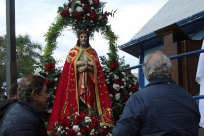 Missa em louvor ao Bom Jesus em Campo Mendes teve o PÃ¡roco SebastiÃ£o presidindo com liturgia da RÃ¡dio Campo Aberto